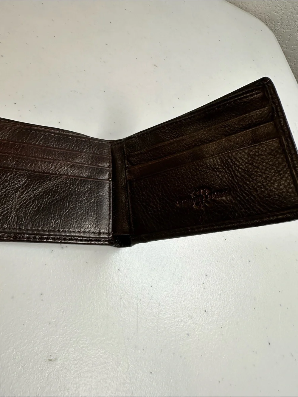 NWT Texas West Premium Genuine Leather  row  Western Tri-Fold Men’s Wallet